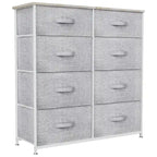 8 Drawers Furniture Storage Chest Multi-Size Drawers Dressers
