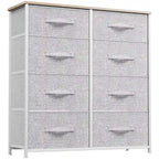 8 Drawers Furniture Storage Chest Multi-Size Drawers Dressers