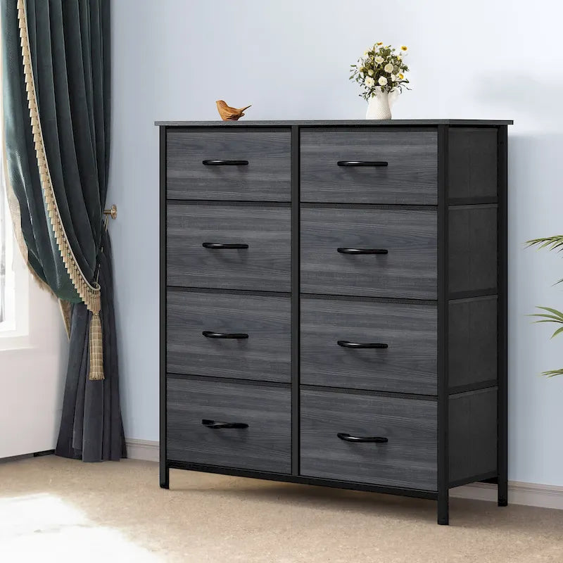 8 Drawers Furniture Storage Chest Multi-Size Drawers Dressers