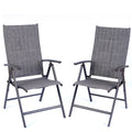Kozyard Coolmen Outdoor Patio Dining Furniture 2-Pack Foldable Chairs