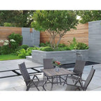 Kozyard Coolmen Outdoor Patio Dining Furniture 2-Pack Foldable Chairs