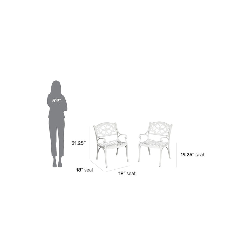 Sanibel Outdoor Chair (Set of 2) by Homestyles