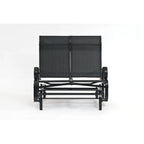 Havana Black Twin Seat Outdoor Glider