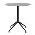 27.5 Round Powder-coated Outdoor-Indoor Metal Dining Table