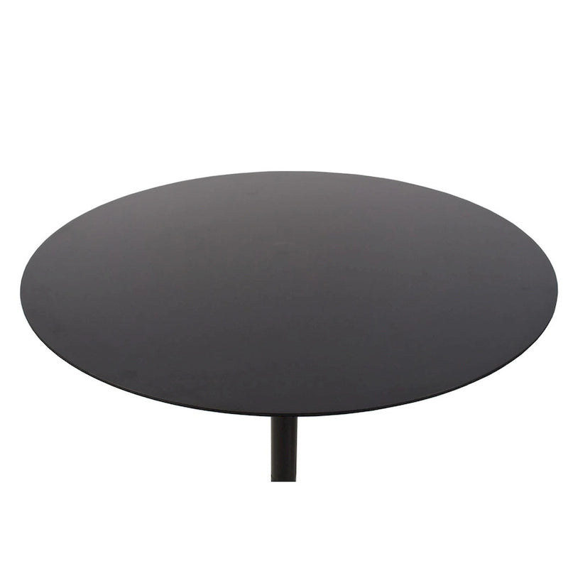 27.5 Round Powder-coated Outdoor-Indoor Metal Dining Table