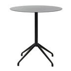 27.5 Round Powder-coated Outdoor-Indoor Metal Dining Table