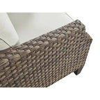Gymojoy Outdoor Sofa Rattan 3-piece Sectional Sofa Set