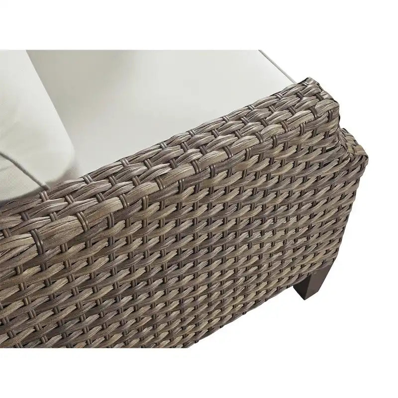 Gymojoy Outdoor Sofa Rattan 3-piece Sectional Sofa Set