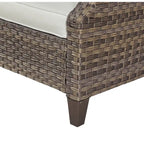 Gymojoy Outdoor Sofa Rattan 3-piece Sectional Sofa Set