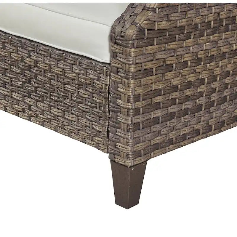 Gymojoy Outdoor Sofa Rattan 3-piece Sectional Sofa Set