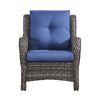 Gymojoy 2-piece Patio Furniture Wicker Chair Outdoor Dining Chair Set