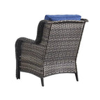 Gymojoy 2-piece Patio Furniture Wicker Chair Outdoor Dining Chair Set