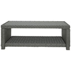 Elite Park Outdoor Coffee Table - 49.75 W x 26.63 D x 17.75 H