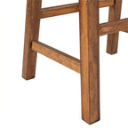 Wood Rustic 3-piece 45 Stationary Kitchen Island Set