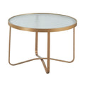 Elle Decor Mirabelle Outdoor Coffee Table, French Gold