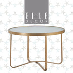 Elle Decor Mirabelle Outdoor Coffee Table, French Gold