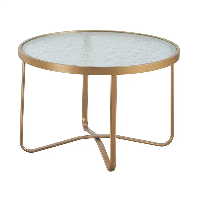 Elle Decor Mirabelle Outdoor Coffee Table, French Gold