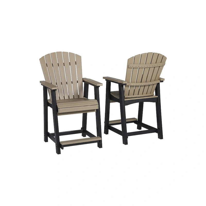 Signature Design by Ashley Eisely Outdoor Counter Height Bar Stool (Set of 2)