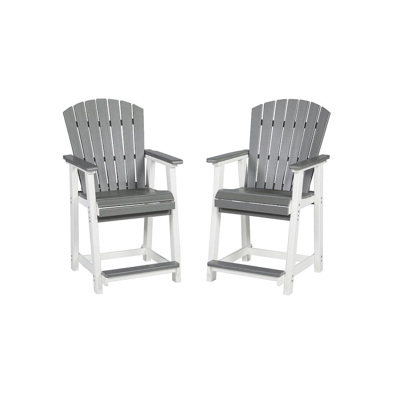 Signature Design by Ashley Eisely Outdoor Counter Height Bar Stool (Set of 2)
