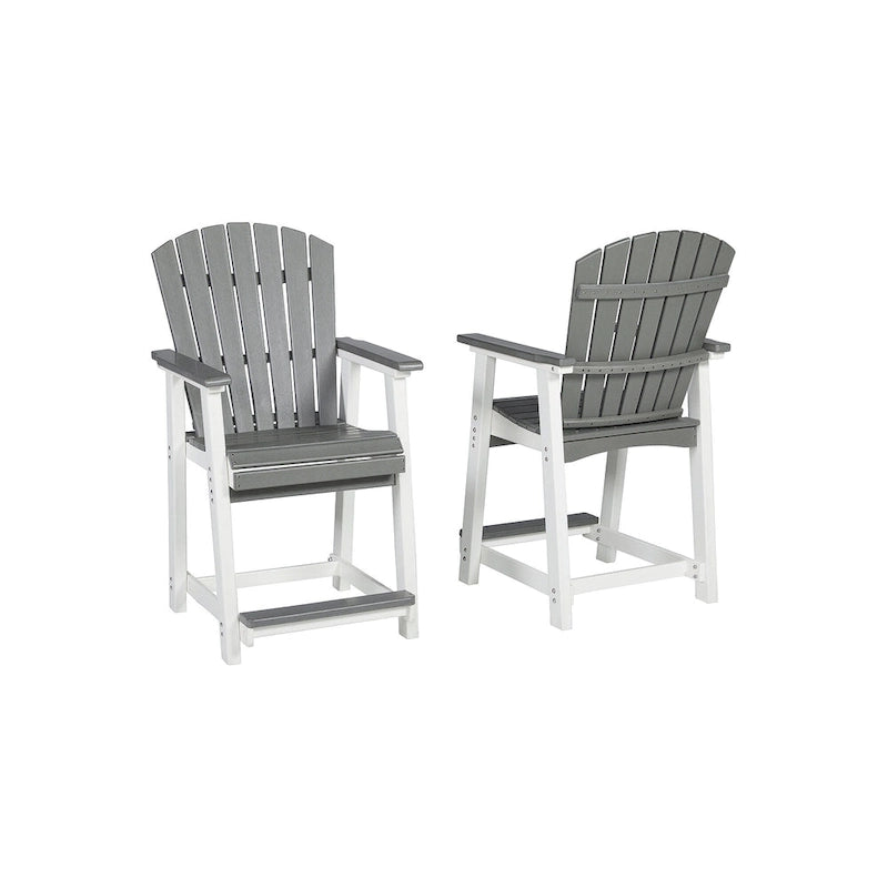 Signature Design by Ashley Eisely Outdoor Counter Height Bar Stool (Set of 2)