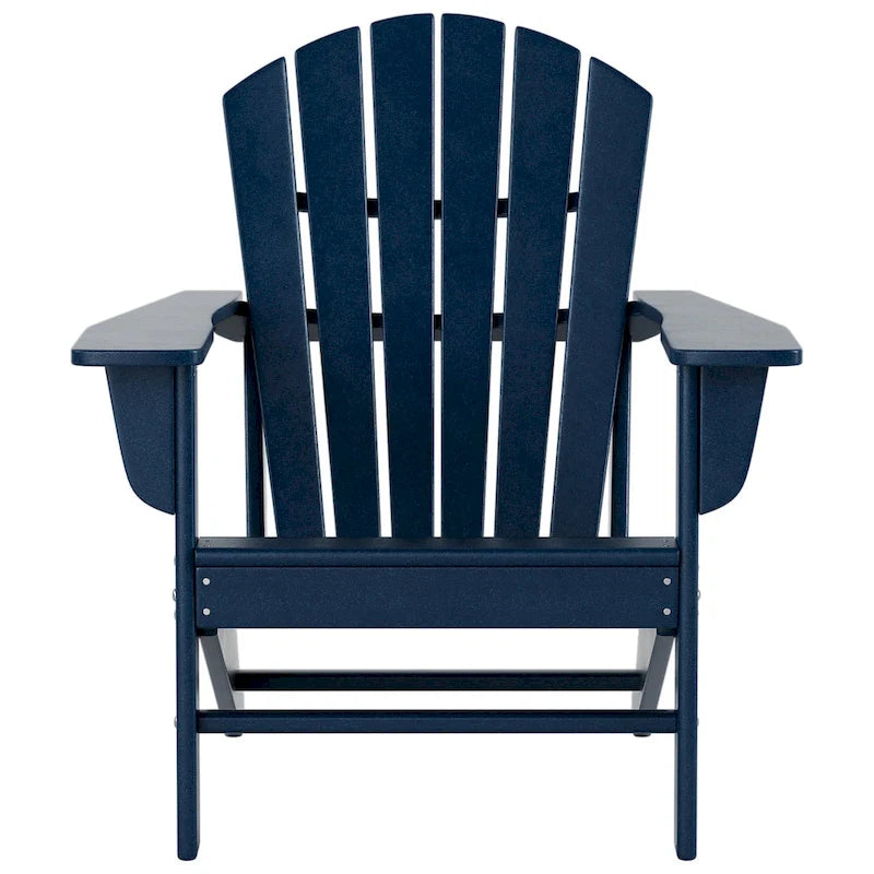 Polytrends Altura Outdoor Eco-Friendly All Weather Adirondack Chair with Side Table (2-Piece Set)
