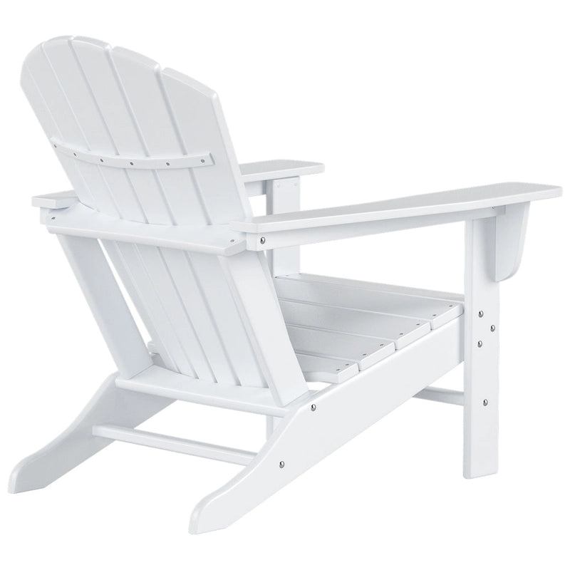 Polytrends Altura Outdoor Eco-Friendly All Weather Adirondack Chair with Side Table (2-Piece Set)