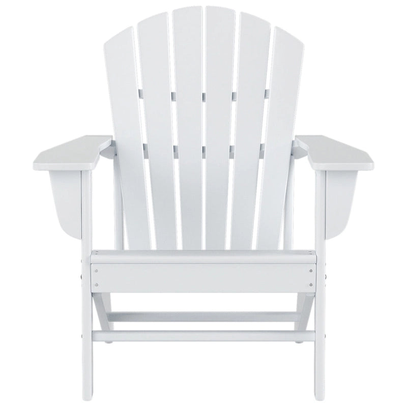 Polytrends Altura Outdoor Eco-Friendly All Weather Adirondack Chair with Side Table (2-Piece Set)