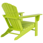 Polytrends Altura Outdoor Eco-Friendly All Weather Adirondack Chair with Side Table (2-Piece Set)