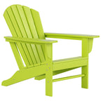 Polytrends Altura Outdoor Eco-Friendly All Weather Adirondack Chair with Side Table (2-Piece Set)