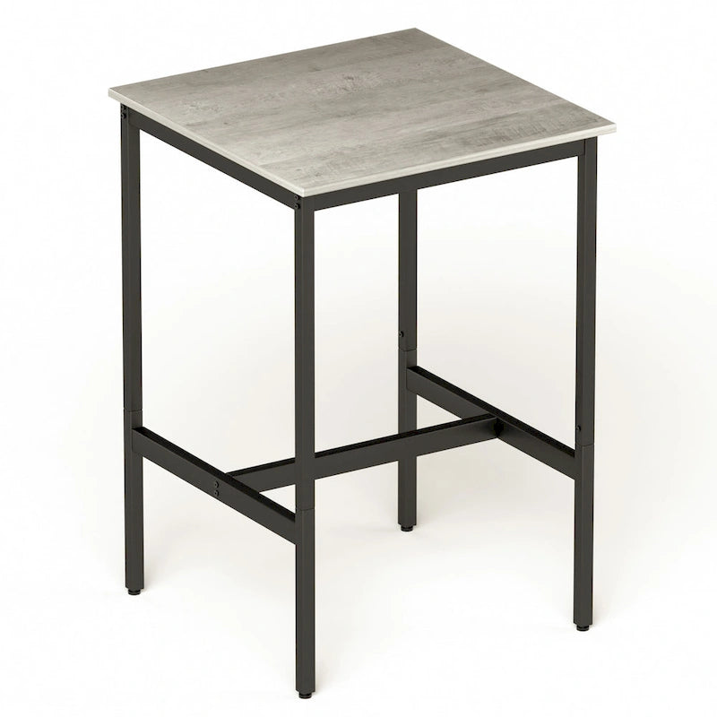 Square Bar Table with 2 Bar Chairs