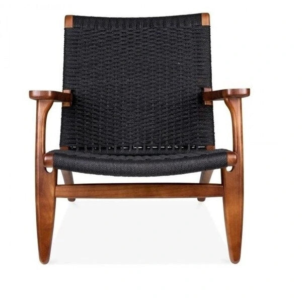 Easy Sungar Ash Chair with Woven Upholstery