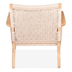 Easy Sungar Ash Chair with Woven Upholstery