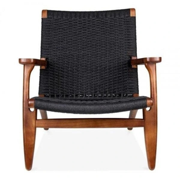 Easy Sungar Ash Chair with Woven Upholstery