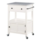 Fairfax Kitchen Cart with Granite Top