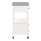 Fairfax Kitchen Cart with Granite Top
