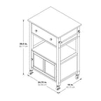 Fairfax Kitchen Cart with Granite Top