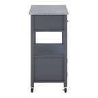 Fairfax Kitchen Cart with Granite Top