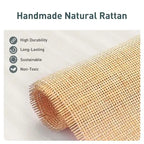 Rattan Drawer Accent Storage Cabinet for Living Room