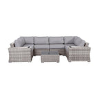 LSI Wicker/Rattan 4 - Person Seating Group with Cushions
