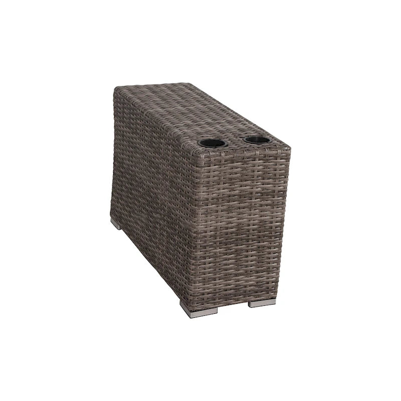 LSI Wicker/Rattan 4 - Person Seating Group with Cushions