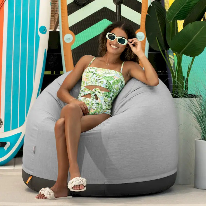 Jaxx Palmetto Sunbrella Bean Bag Patio Chair