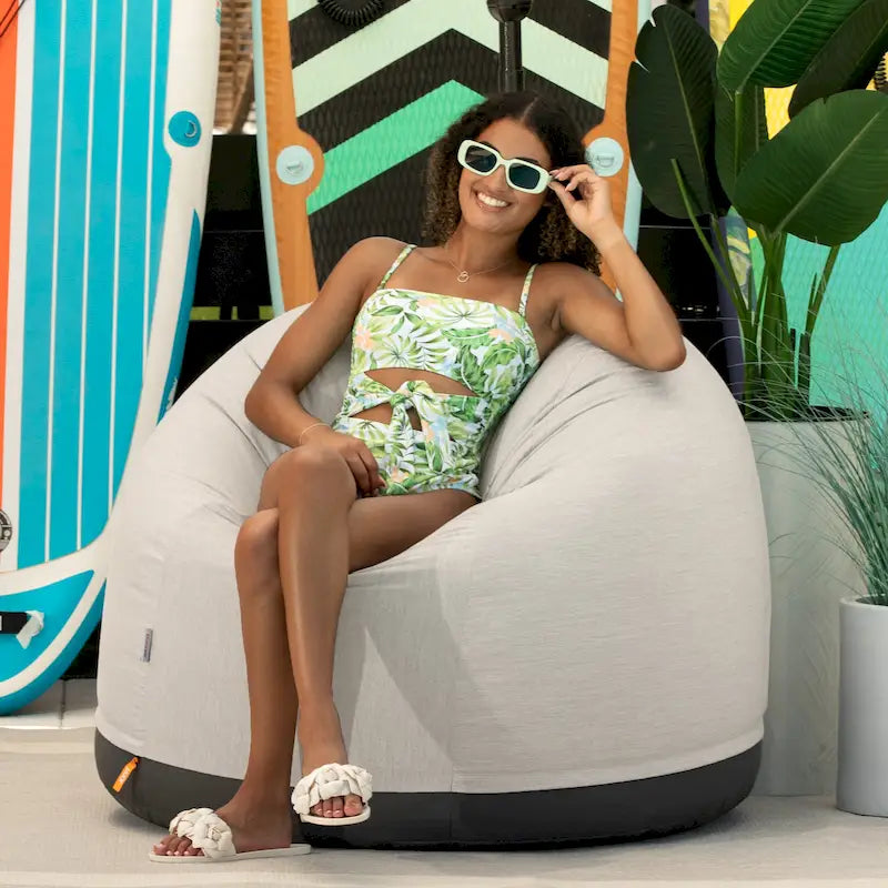 Jaxx Palmetto Sunbrella Bean Bag Patio Chair