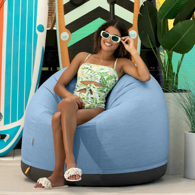 Jaxx Palmetto Sunbrella Bean Bag Patio Chair