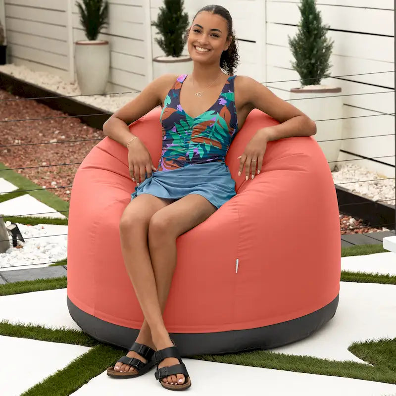Jaxx Palmetto Sunbrella Bean Bag Patio Chair