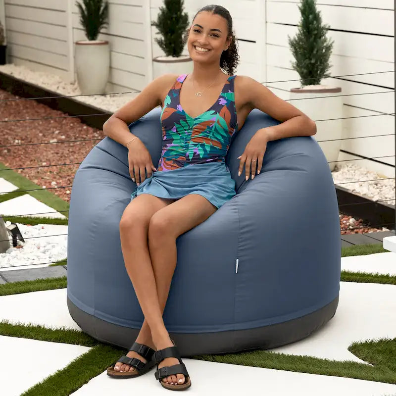 Jaxx Palmetto Sunbrella Bean Bag Patio Chair