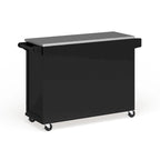 Homestyles Dolly Madison Wood Kitchen Cart with Stainless Steel Top