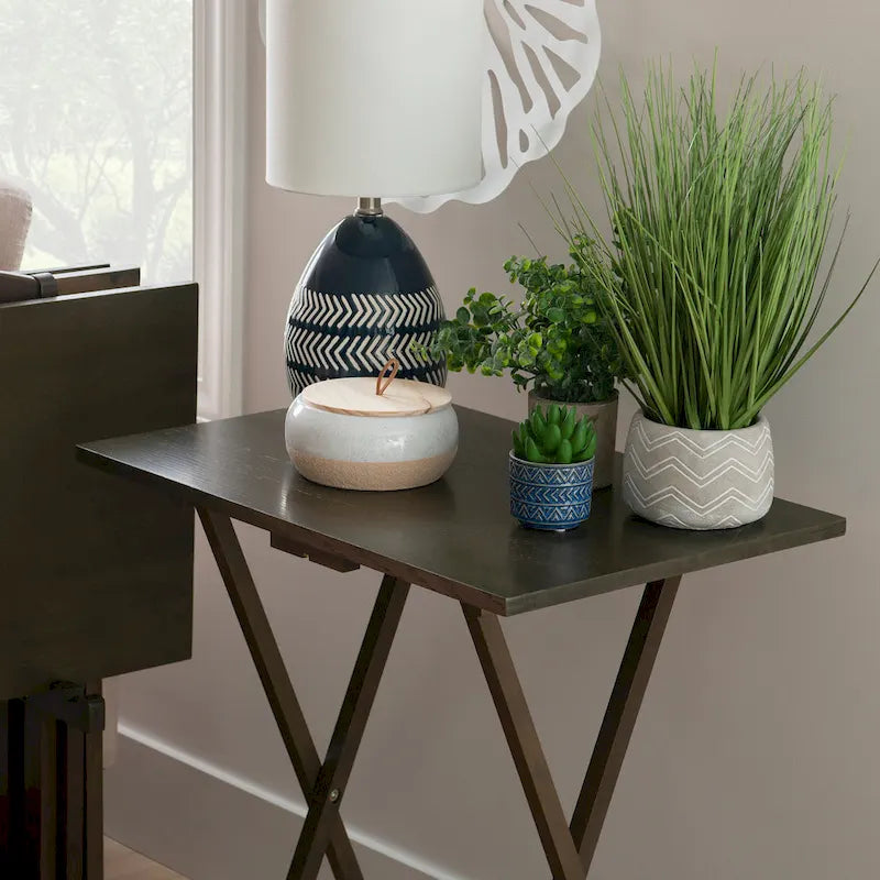 Gerard 4-piece Plank-style Tray Tables