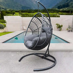High Quality Wicker Swing Egg Chair Great for Indoors&Outdoors - N/A