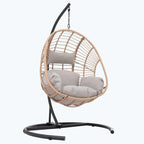 High Quality Wicker Swing Egg Chair Great for Indoors&Outdoors - N/A