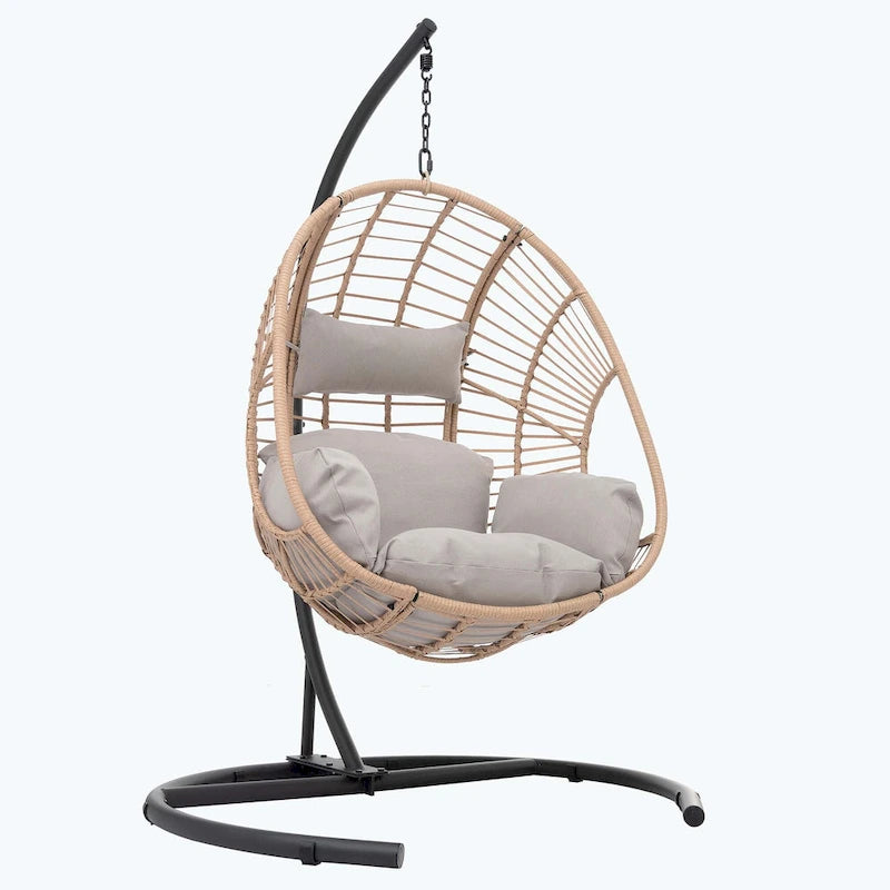 High Quality Wicker Swing Egg Chair Great for Indoors&Outdoors - N/A